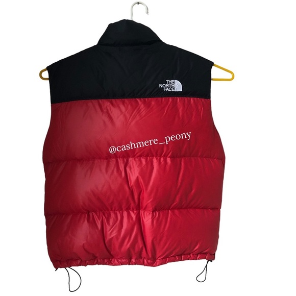 The North Face Nuptse Red Puffer Down Vest NF002Y0 XXL - Picture 3 of 7